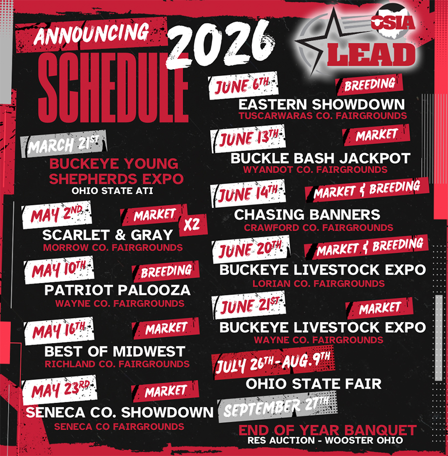 2026 LEAD Show Schedule